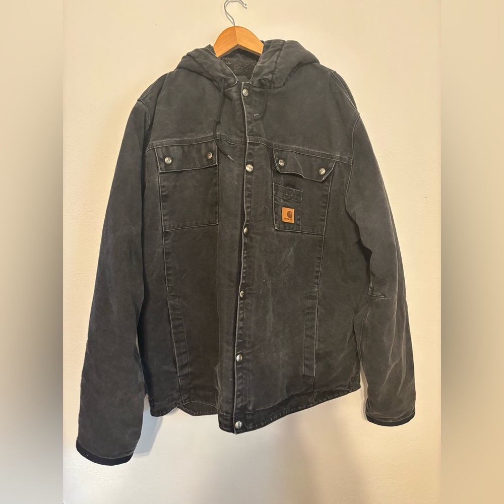Carhartt Fleeced Lined Men’s Hooded Large Tall Jacket